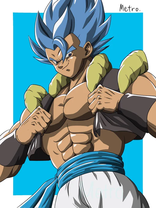 ゴジータブルー #ドラゴンボールイラスト #DragonBall
