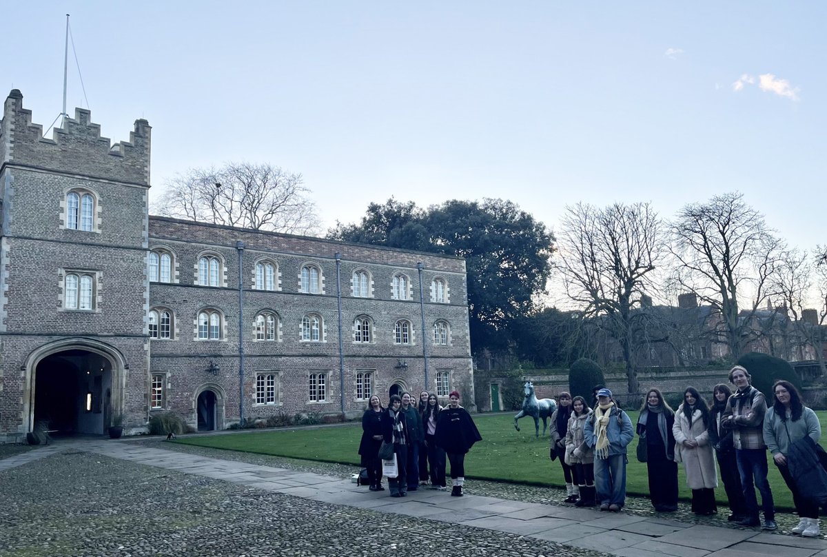 Our History of Art students enjoyed a trip to Cambridge yesterday where they visited The Fitzwilliam Museum, taking in its brilliant art collection, as well as <a href="/JesusCollegeCam/">Jesus College</a> where they received a private guided tour from their curator to see the sculptures of Barry Flanagan.