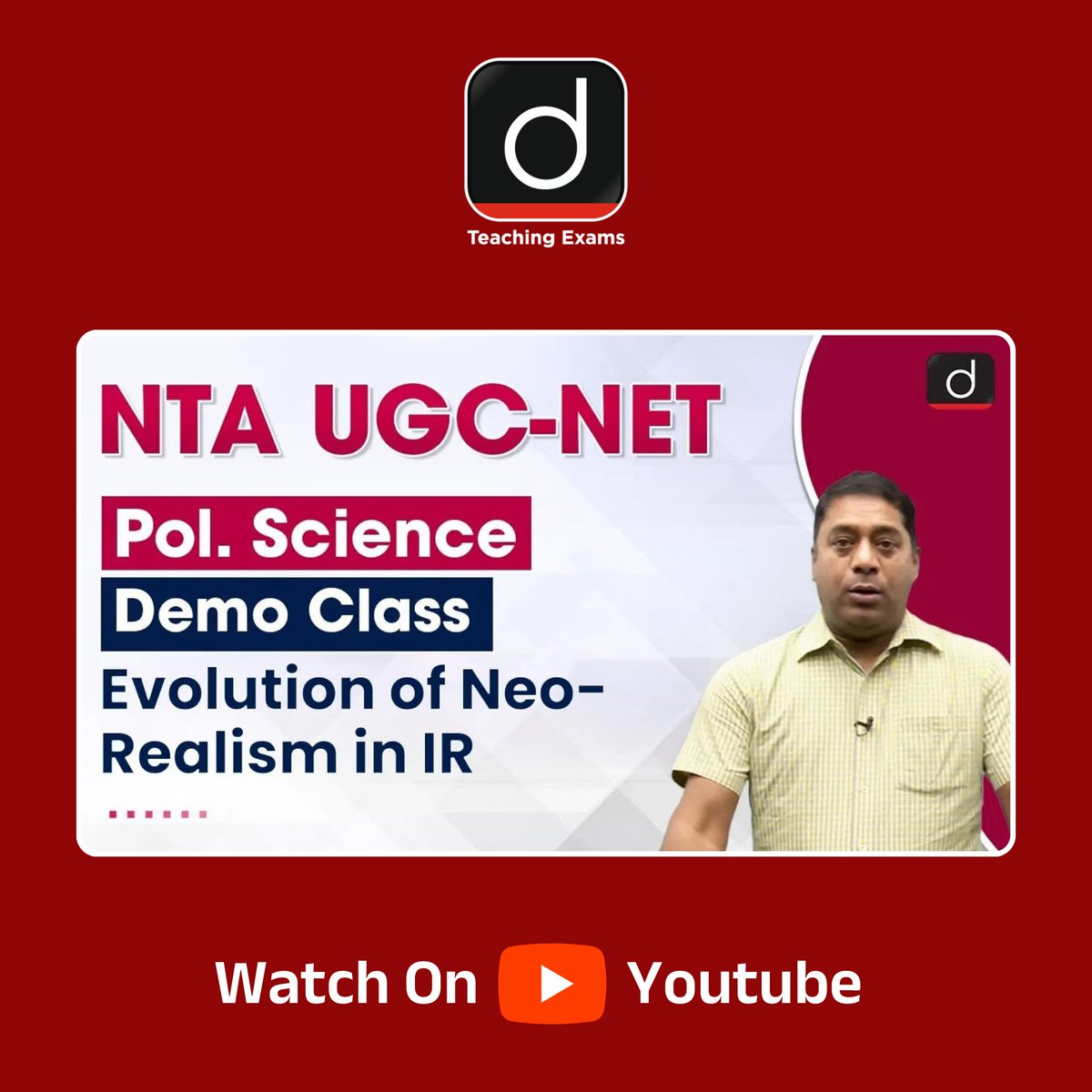 Drishtiteaching's tweet image. Evolution of Neo-Realism in IR | UGC-NET Political Science | Drishti Teaching Exams
Video link: youtu.be/S78zflw8Fe8
#InternationalRelation #NeoRealism #UGCNETPaper2 #DrishtiTeachingExams