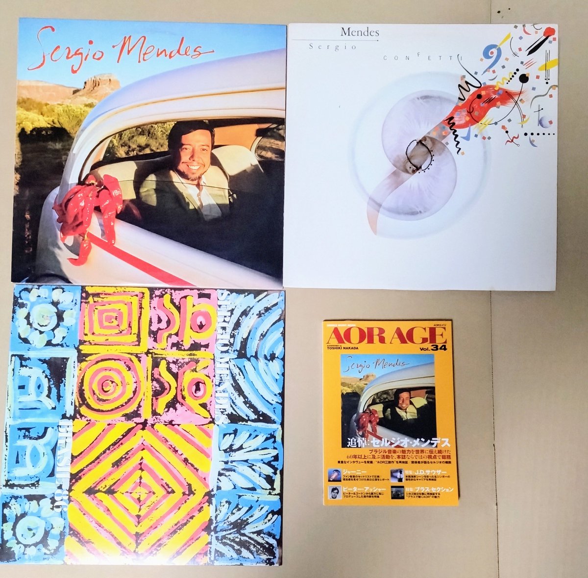 NinaMelanie963's tweet photo. AOR AGE. Vol.34到着。
セルジオ・メンデスAOR三部作聴きながら読んでいこう。
「Brasil '86」はいつの間にかサブスク解禁されてた。「Confetti」も早く解禁してほしいもの。
#aorage https://t.co/tlzoxLd0vI