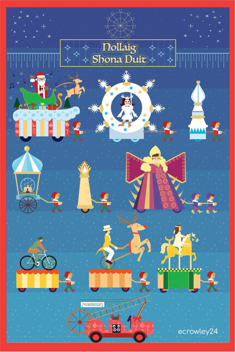 Nollaig Shona Duit , I drew the  Christmas Cork city parade , it was so lovely to see 
<a href="/ArtClubIE/">ArtClub</a>