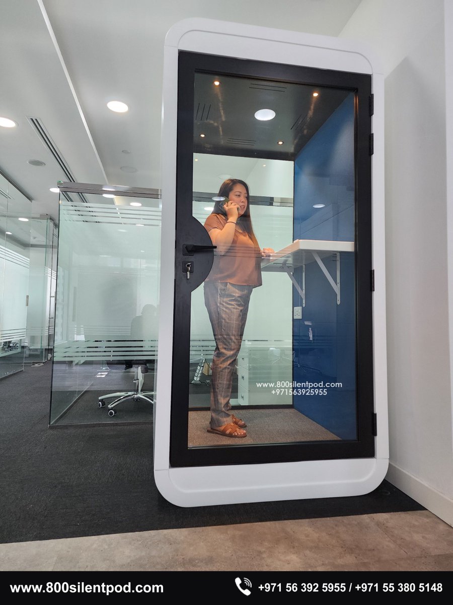 800silentPod's tweet photo. Silent S-Pod Project
Experience innovation at #McLarens International, #CapricornTower, Dubai! 🌟
Silent S-Pods offer distraction-free, stylish #workspaces, perfect for focused tasks.
Book Your Silent Pod today!
Contact us📞+971 56 392 5955
#Dubai #Silentpod #Spod #singlepod https://t.co/6FP7H9b67s