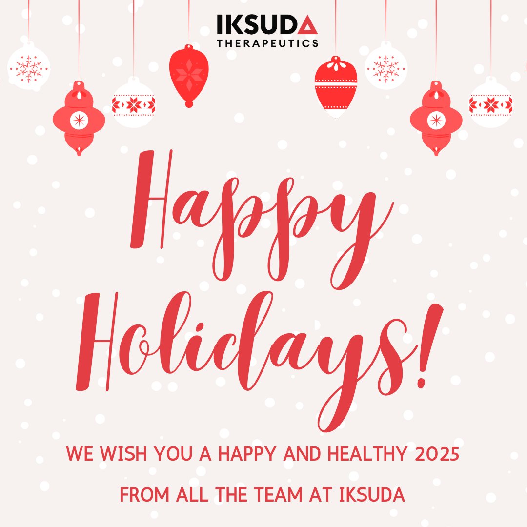 Happy Holidays to all of our employees, consultants, suppliers and followers 🌟 We wish you a happy and healthy 2025!