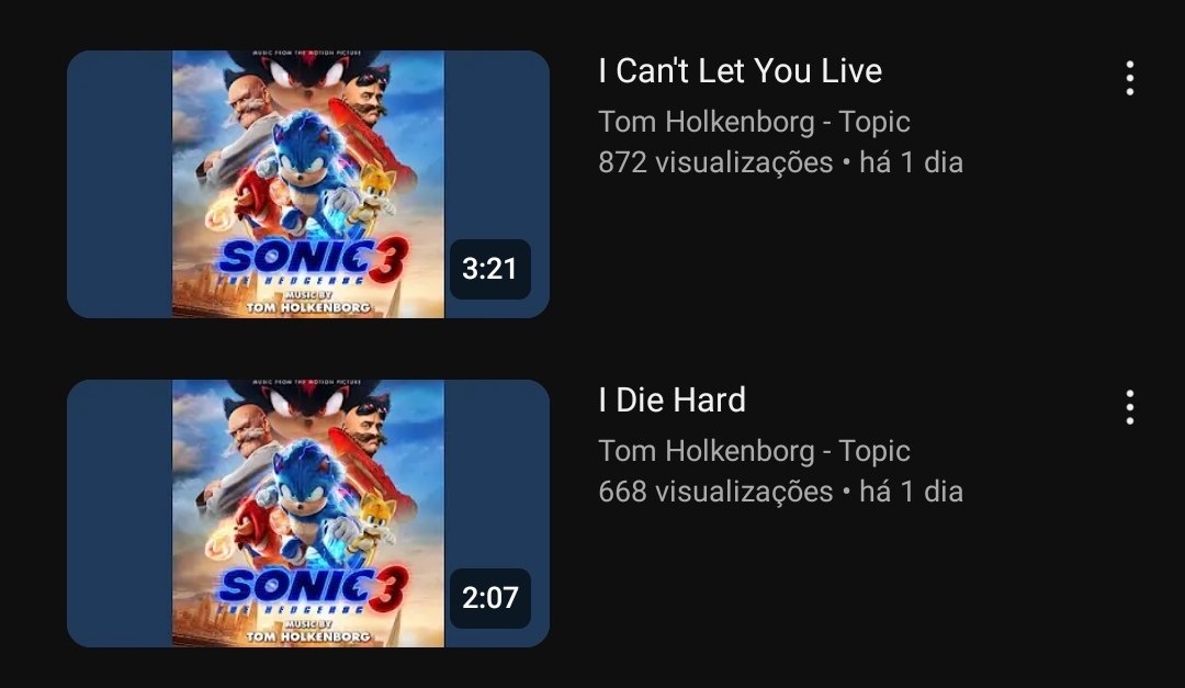 geno__td's tweet photo. A trilha sonora de Sonic 3 saiu, e é legal ver como vários dos nomes das músicas são referências a falas do Sonic Adventure 2. https://t.co/akwQPIsMdG