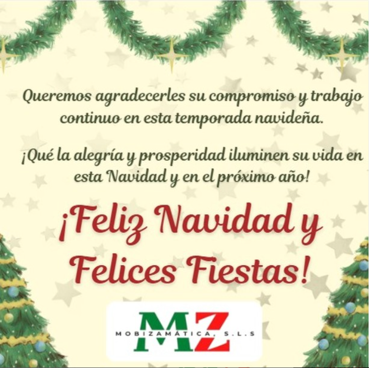 mobizamatica's tweet photo. Nos vamos. ¡Feliz Navidad y felices fiestas!
Nos vemos en 2025. ¡Salud y nuestros mejores deseos! https://t.co/wQP9wkcXOR