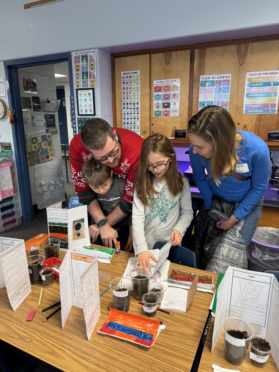 These kiddos worked very hard during their soil expedition! So proud!