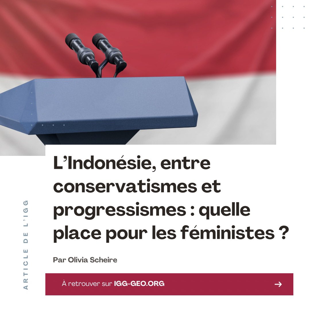Institut du Genre en Géopolitique tweet media