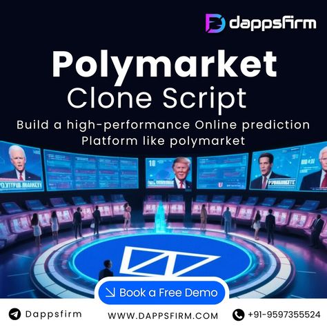 HRuffes47024's tweet image. Build a Polymarket-like platform effortlessly with Dappsfirm’s Polymarket Clone Script—minimal cost, quick launch guaranteed! 🌐✨

🌐 dappsfirm.com/polymarket-clo…

#PolymarketCloneScript #PolymarketPredictionPlatform
#DecentralizedBettingPlatform #dappsfirm