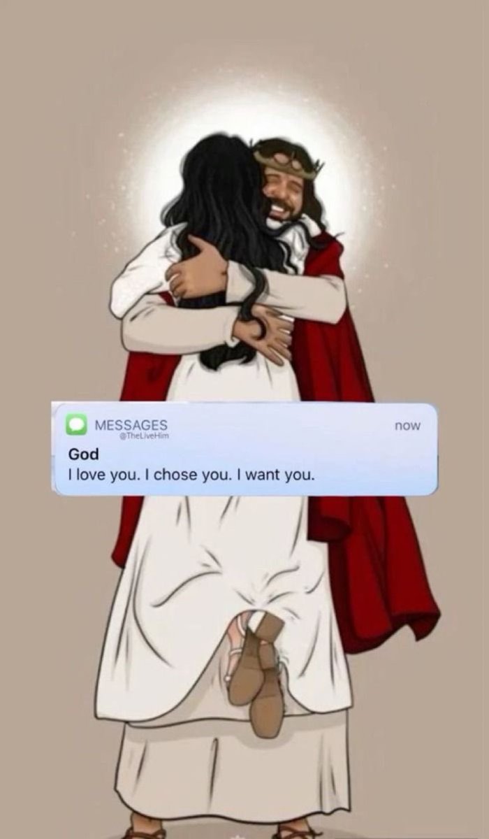 You are loved by God so much.