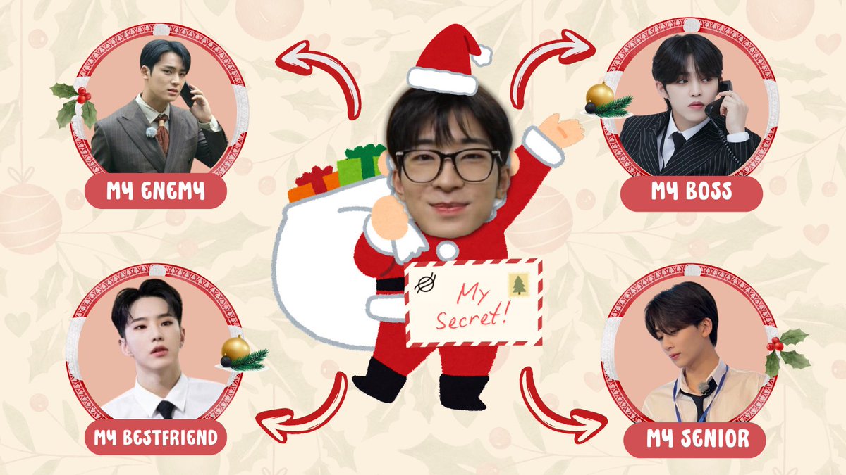serenademeanie's tweet photo. 𝙈𝙮 𝙎𝙚𝙘𝙧𝙚𝙩 𝙎𝙖𝙣𝙩𝙖 🎅🏻
wonwoo yang bingung siapasih secret santanya? 

— minwon short au christmas edition https://t.co/vNQYSekT5T