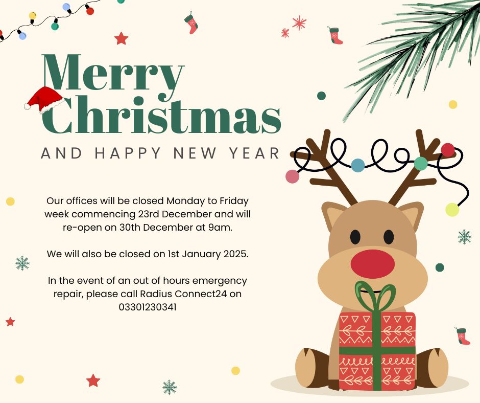 ⭐️Merry Christmas and a happy New Year from NB Housing. Please see our Christmas closing hours below⭐️