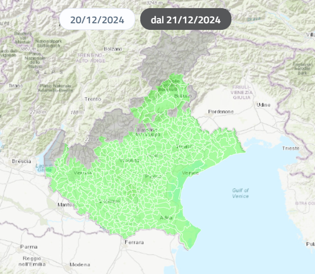 arpaveneto's tweet photo. #aria #pm10 #veneto
🟢 allerta 0 (verde) su tutto il veneto
📆 il prossimo aggiornamento 23 dicembre

👉 https://t.co/KDt1vFey2l https://t.co/8DELdyQPvU