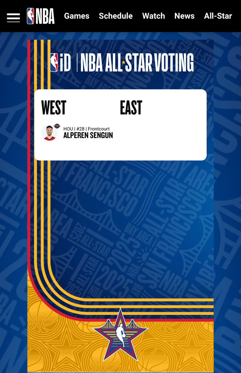 selcuklogoglu's tweet photo. Sandıklarımıza sahip çıkalım. #NBAAllStar #Vote4Sengun https://t.co/4CH3T0PT7l