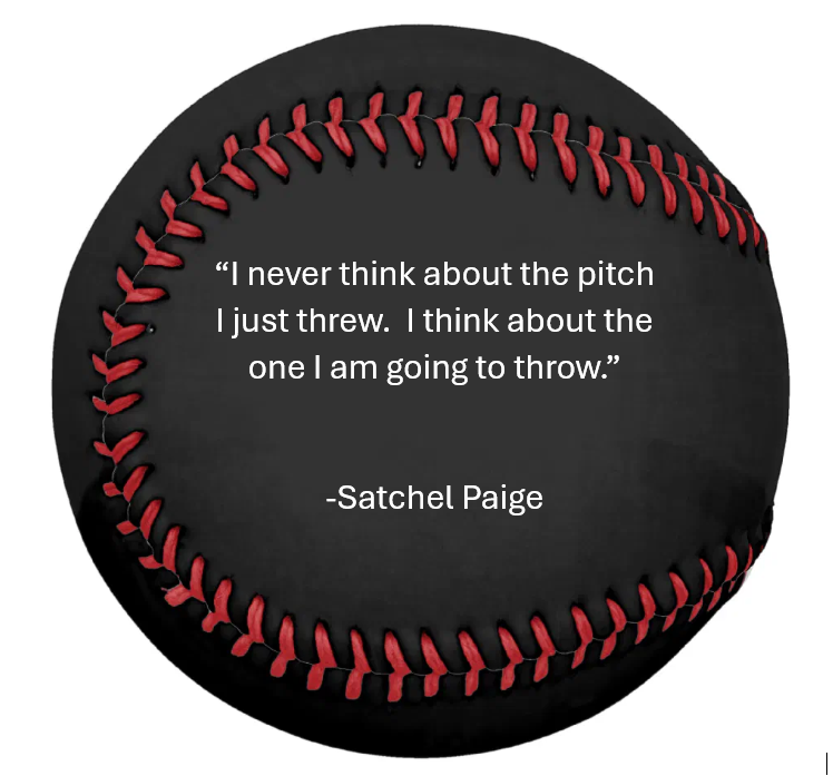 You must have a short-term memory to become a great pitcher!  Thinks happen - That's baseball!  Move onto the next pitch!

Satchel Paige said it years ago!  

Let's connect!
