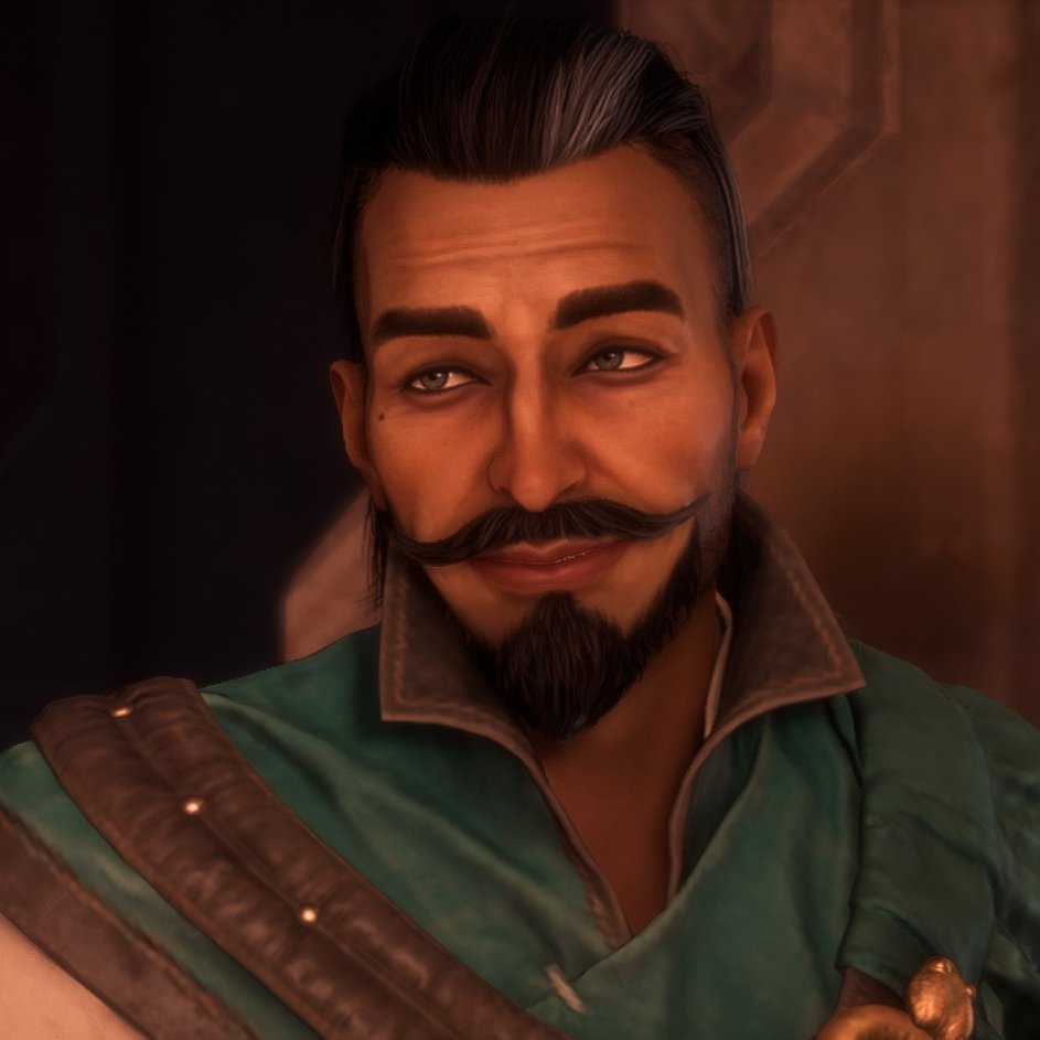 MINRATHOU's tweet photo. i just think the smile he has in veilguard is so nice https://t.co/VctbfOrQI9
