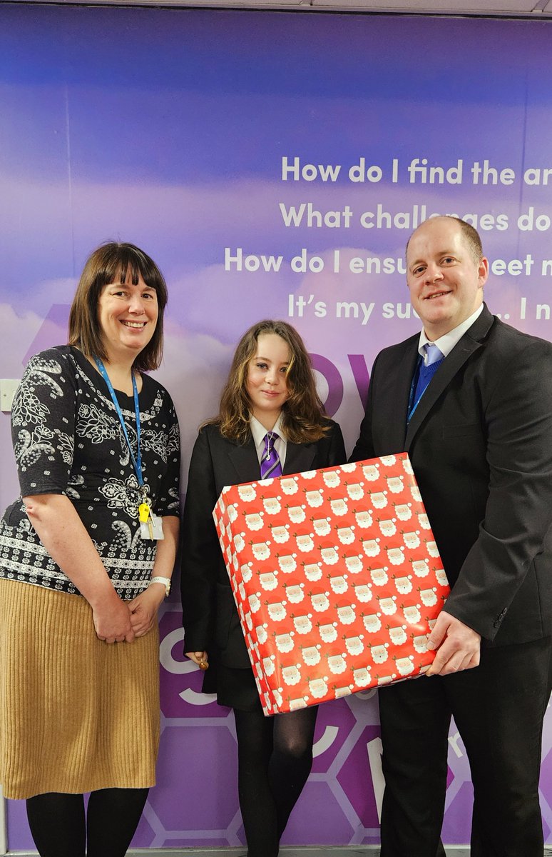 SuttonAcademy's tweet photo. A Huge congratulations to the winner of our 12 Days of Christmas Rewards who takes home a brand new PS5! ๐น๏ธ Attendance matters! You need to be in to win!๐๐ #12DaysOfChristmas #PS5Winner #HolidayMagic https://t.co/L3omznObEU