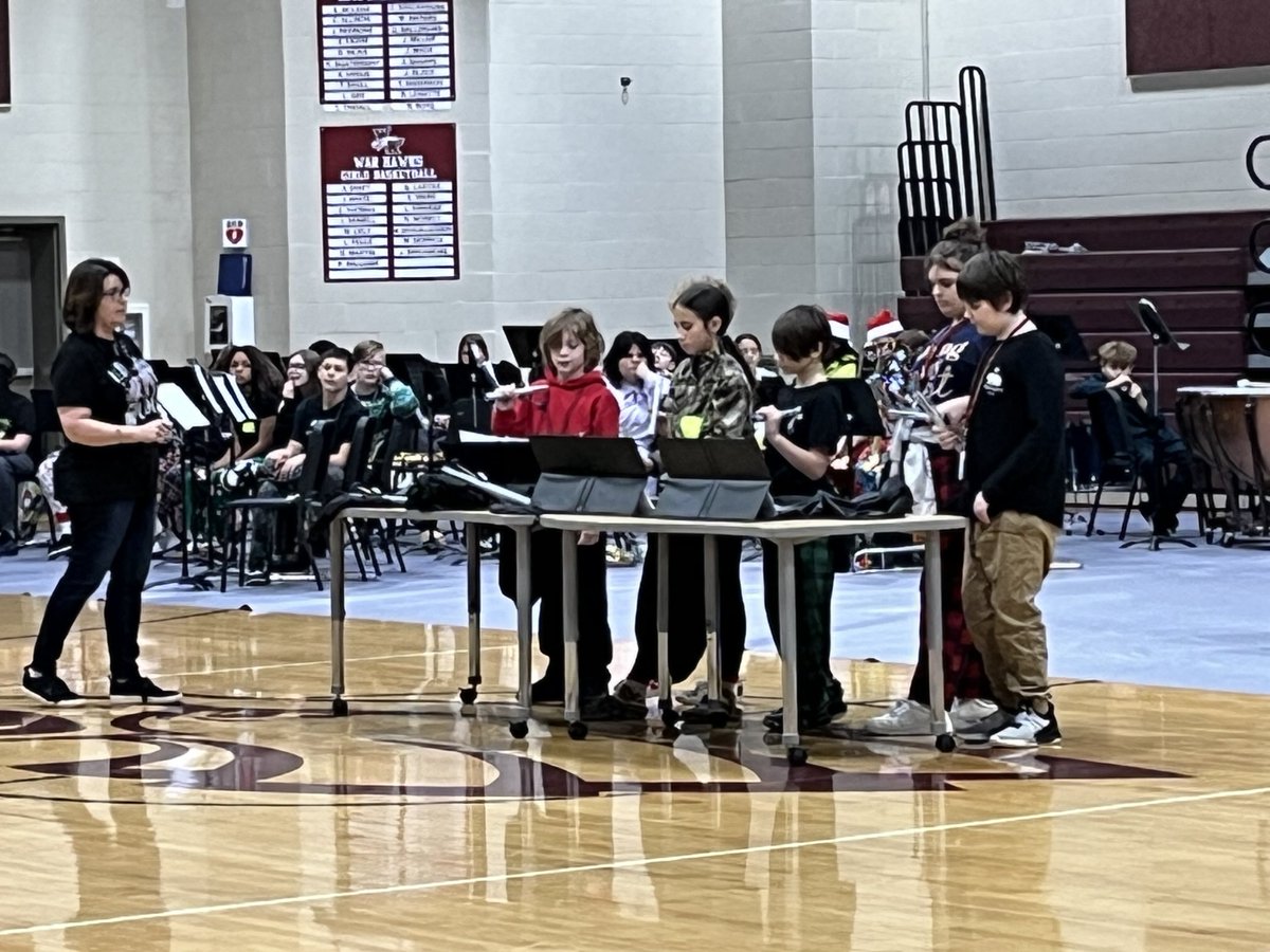 Proud of our student performances today. What a great job. #warhawksrule.