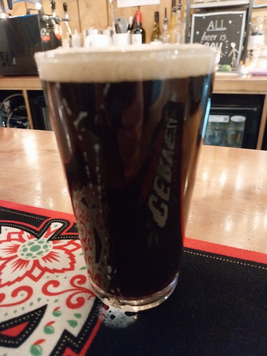 Cracking #alcoholfree stout at the soon to close <a href="/fiercebeer/">Fierce Beer</a> Bar in Manchester. Sad to see it go. #nabeer #afbeer #nonalcoholic #zeroalcohol