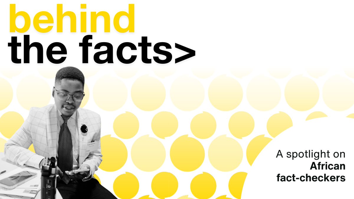 AfricaCheck's tweet photo. ✨ Fact-checking isn't just a process—it's a mission. Get inspired by the backstage stories in ‘Behind the Facts’. Listen today: https://t.co/SsUg0Wg8lN https://t.co/okg8TRohoH