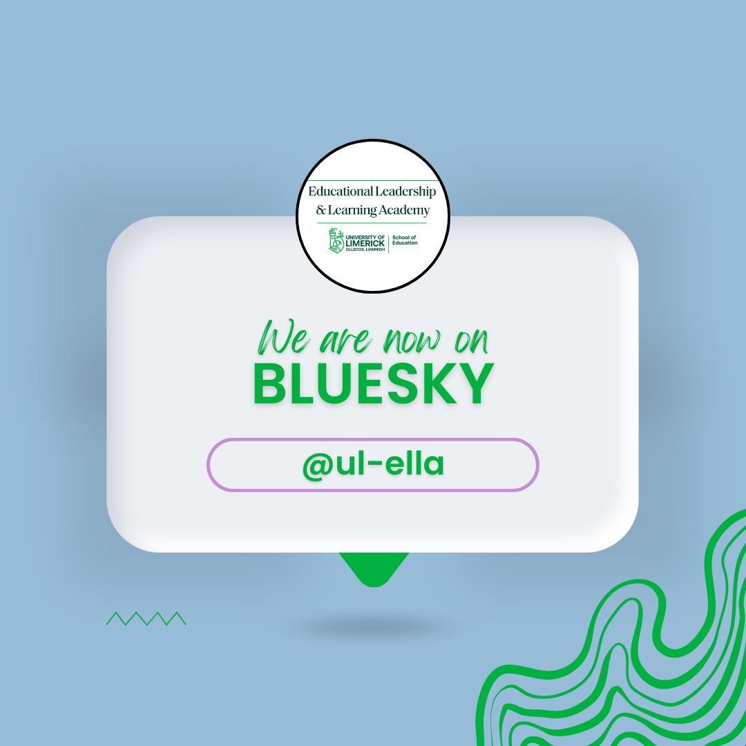 We are now on BlueSky! Follow us over there to see more content 🎉 #ella #leadership #bluesky