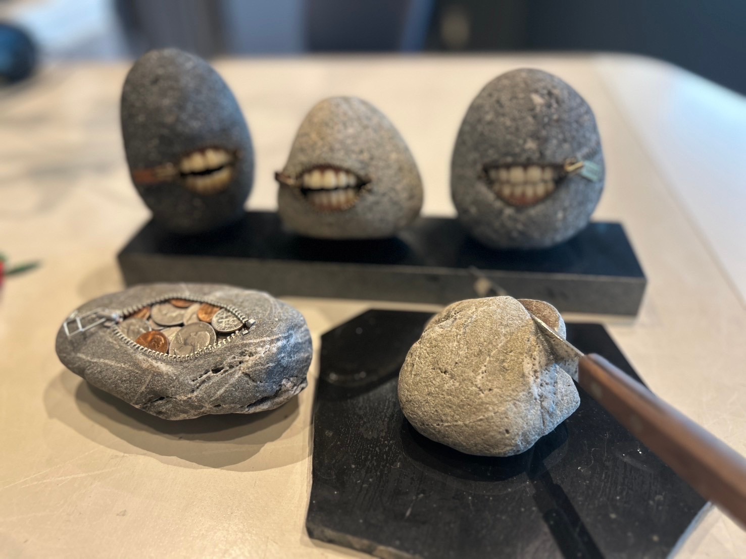 値下げ 希少品 伊藤博敏さん石のアート(水晶)