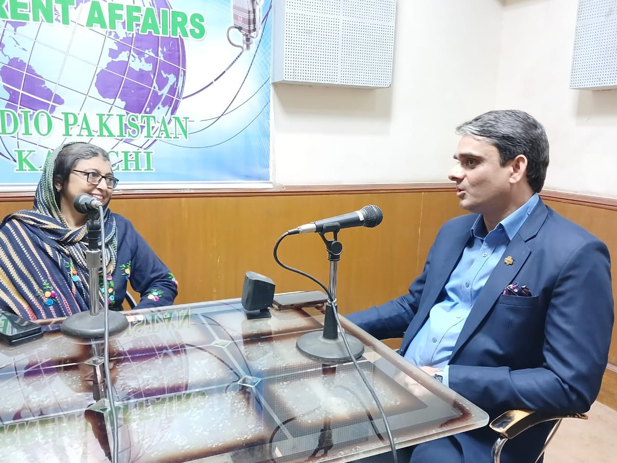 DrSaira's tweet photo. Had the absolute pleasure of hosting another episode at Radio Pakistan FM 93 Karachi! This week, our esteemed guest was Prof. Dr. Kashif Mehmood—a brilliant Educationist, Former Vice Chancellor, and Leadership &amp; Innovation Strategist. 🌟 https://t.co/SMae8Iqp3F