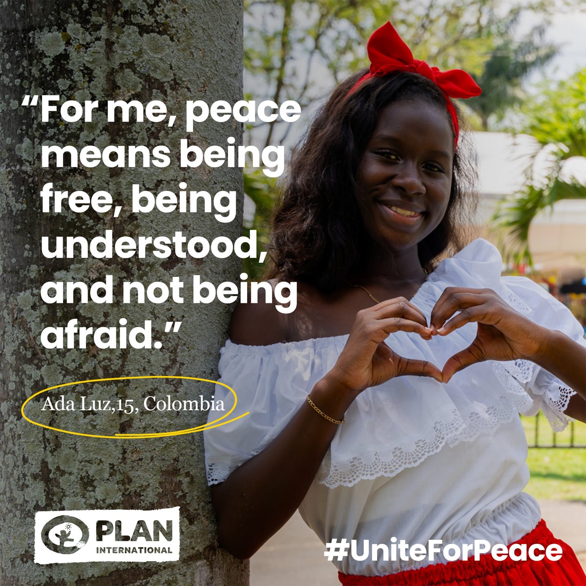 PlanGlobal's tweet photo. Conflict robs an entire generation of a normal, happy and safe childhood. This #SolidarityDay, we're calling for immediate action to support girls, boys, and all civilians facing the dangers of conflict every day #UniteForPeace https://t.co/KmFWzFpt20