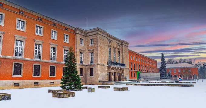 Campus Griebnitzsee im Winter