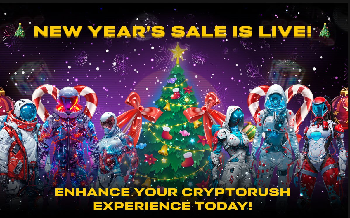 CryptoRush_Fun's tweet image. Attention, CryptoRush Operators! 👾

The system has initiated an Exclusive Holiday Protocol loaded with epic upgrades:

🧬  [SKINS UPLOADED]
😈  [TICKETS DISPENSED]
💳  [DISCOUNTS DEPLOYED]
🌡  [EXPERIENCE UPGRADE READY]