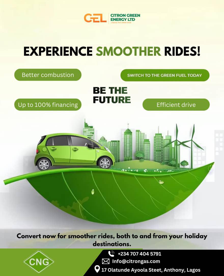 CitronEnergyLtd's tweet photo. Smooth rides, better combustion, and greener drives 🌱🚗. Switch to green fuel today with up to 100% financing. Be the future of clean driving!

📞 +234 707 404 5791
#SustainableDriving #GreenFuel #EcoCars #EfficientDrive #december #oblee #dettydecember #cng #holidays #December https://t.co/63Lw7FK9JL