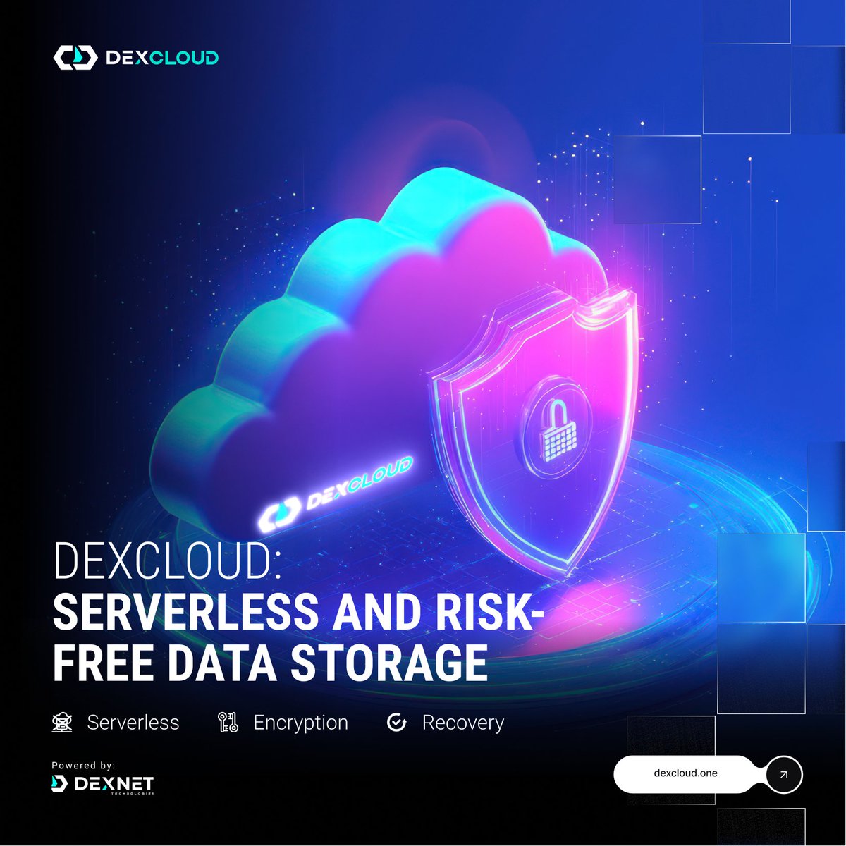 DexCLOUD_'s tweet photo. ๐ญ DexCLOUD: Secure, decentralized data storage ๐
No servers, no risks! ๐ Files are encrypted, split, and stored across global nodes ๐. Decrypted only on your device ๐ฒ.
#DexCLOUD #DataSecurity #DecentralizedStorage #Blockchain #SecureFiles https://t.co/C0BXrPEmit