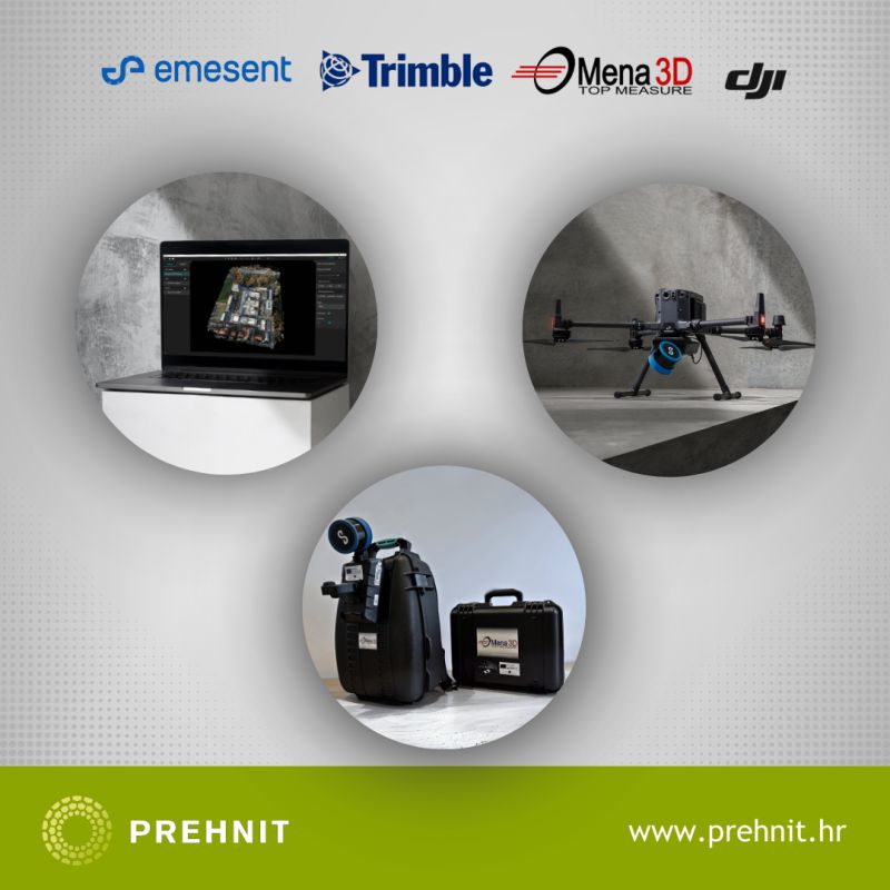 Prehnitdoo's tweet photo. Vrhunska oprema ključ je uspjeha jer omogućava precizno prikupljanje podataka. Korištenjem Emesent laserskih skenera, DJI dronova i Trimble prijemnika osiguravamo točnost, efikasnost i ubrzavamo procese, jamčeći kvalitetu. https://t.co/ZZtv3yPAW0