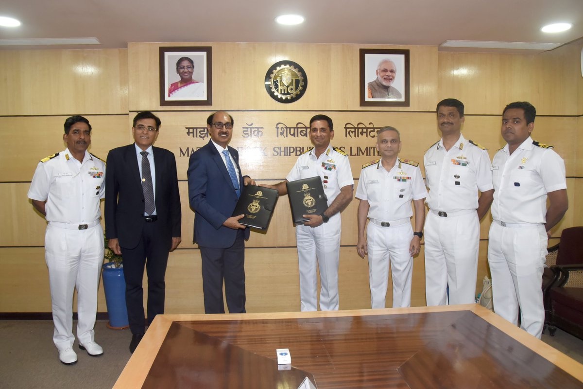 Mazagon Dock Shipbuilders Limited tweet media