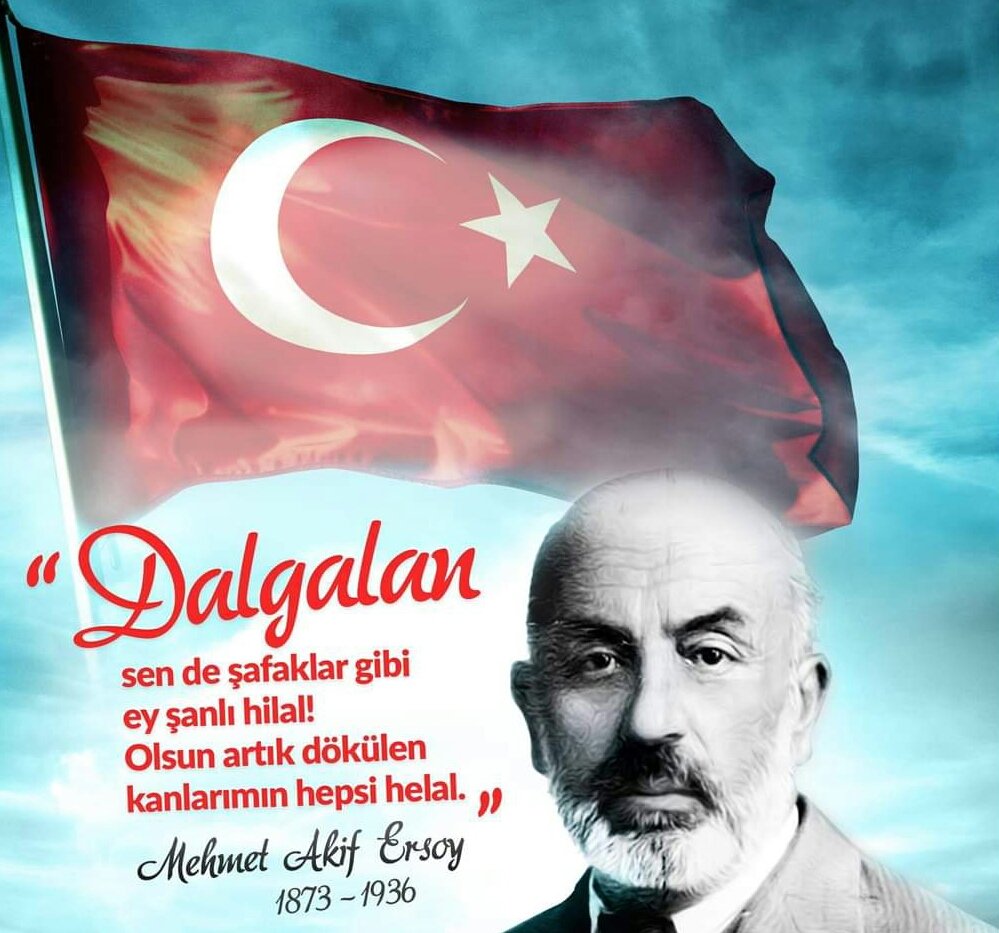 İstiklal Şairimiz #MehmetAkifErsoy’a Doğum Yıldönümünde Saygı, Rahmet ve Minnet Dileriz.

#Korkma !..🇹🇷