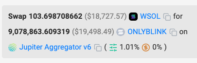 Crypto_Nolt's tweet photo. #Onlyblink 
2nd Top Holder adding a casual 9M tokens (~20k$) at this lows. Becoming the official #1 top holder. 
Buying a 80% retrace is most of the times when you make a great trade.
Buy the fear / sell the greed
Study the whales not the shrimps