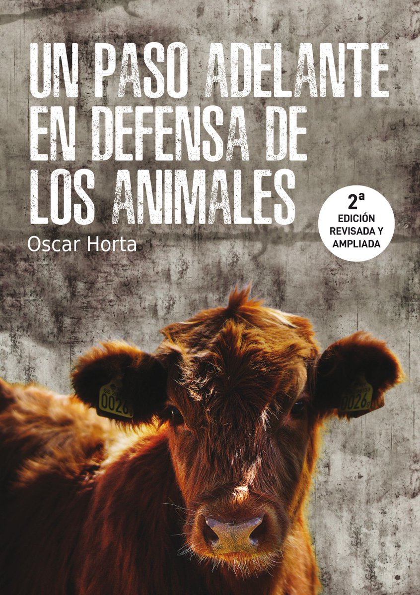 ¡Descárgate gratis el libro Un paso adelante en defensa de los animales de Oscar Horta! 
Ponemos a tu alcance un libro que está transformando la forma en que vemos a los animales.

Descarga la versión online gratuita o adquiere la versión física aquí --> eticaenelaula.org/libro-un-paso-…