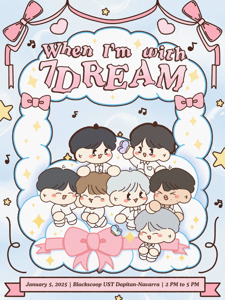 _with7dream's tweet image. We’re very excited to share our revised event details and kit inclusions for WIW7! 🩷 Join us to celebrate another year with 7dream this 2025! 🩵

📍January 5, 2025
⏱️ 2:00-5:00 PM
🏠 Blackscoop UST Dapitan-Navarra

🔜 Gift for first 10 registrants &amp;amp; additional kit inclusions 👀