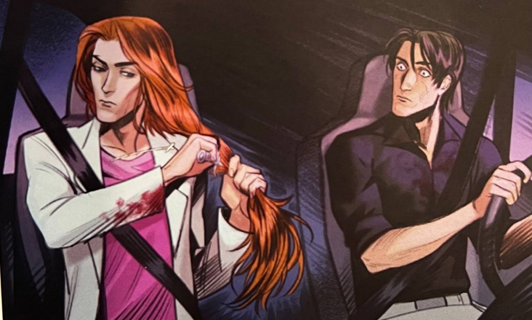 #дорогавникуда спойлер
мне так нравится как олег проявил 5% своих эмоций на кровавое месиво, которое устроил серёга 
но при этом сотворил полный ахуй на лице, когда увидел как он отрезает волосы