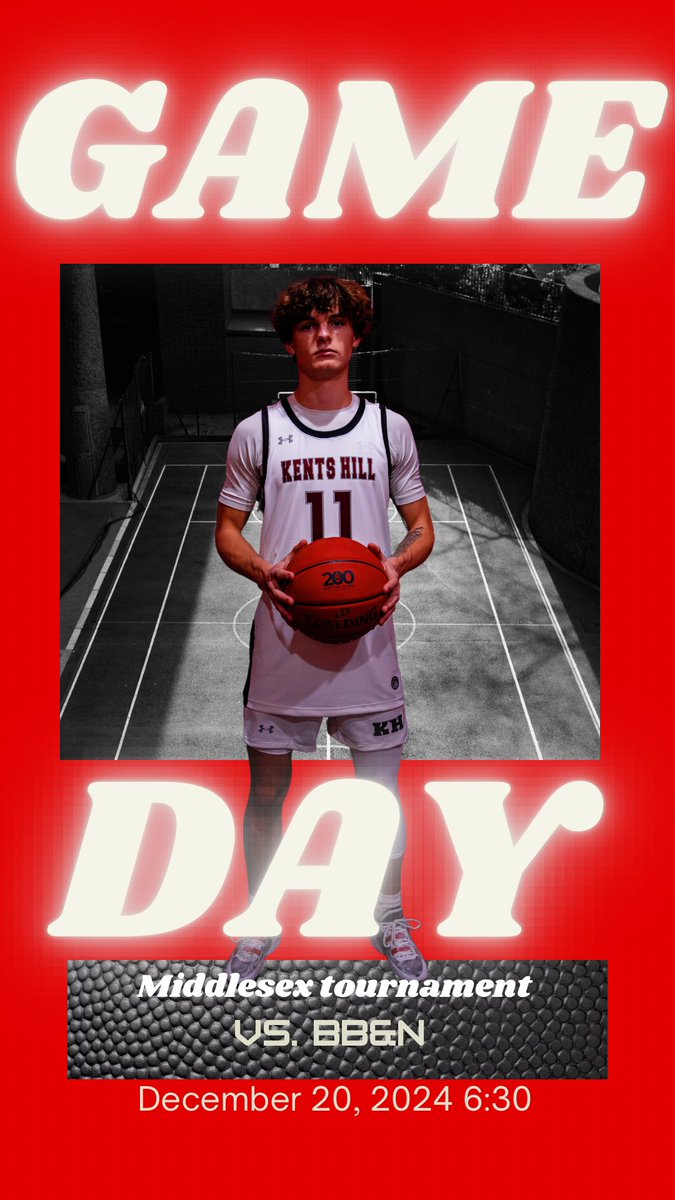 FIRST OF THREE GAMES IN THE MIDDLESEX TOURNAMENT TONIGHT @ 6:30. Come support!