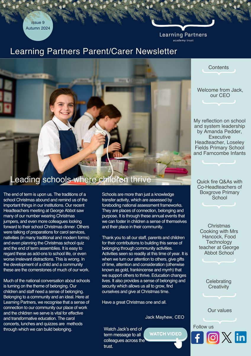 Our parent/carer newsletter has been published.  Grab a cuppa, a mince pie and have a read heyzine.com/flip-book/a338… <a href="/BoxgroveSchool/">Boxgrove School</a> <a href="/StoughtonInfant/">Stoughton Infant School</a> <a href="/JuniorNorthmead/">Northmead Junior School</a> <a href="/ShalfordInfants/">Shalford Infant & Nursery School</a>