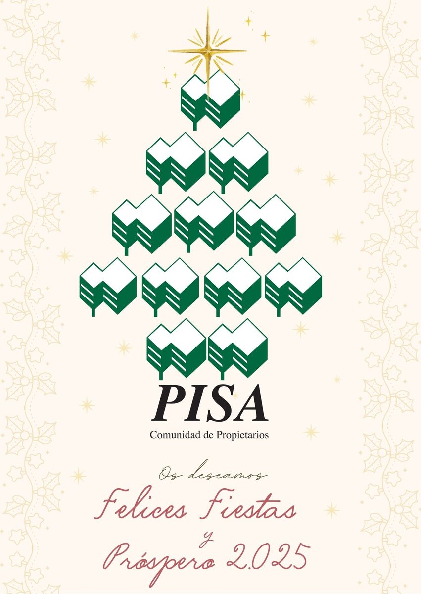 🎄✨ Felices Fiestas desde el Parque Industrial PISA ✨🎄
Os deseamos unas felices fiestas y un próspero año nuevo, lleno de salud, éxitos y nuevas oportunidades.
¡Brindamos por un 2025 en el que sigamos avanzando juntos! 🥂
#FelicesFiestas #ParquePISA #MairenaDelAljarafe