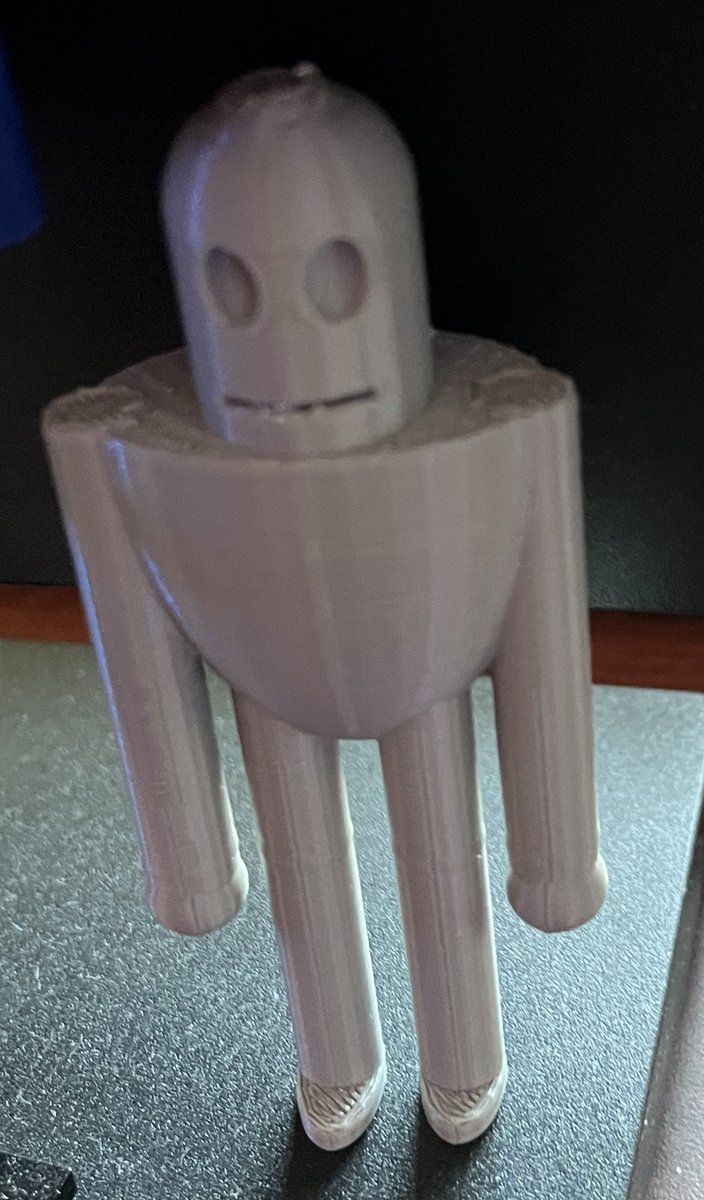 When a student makes you your own 3D printed robot, it really warms your heart for the holidays! Our Elementary Book club read The Wild Robot and now we have a Rozzum to remember this great read. <a href="/BrooksideInt/">Brookside Intermediate</a>