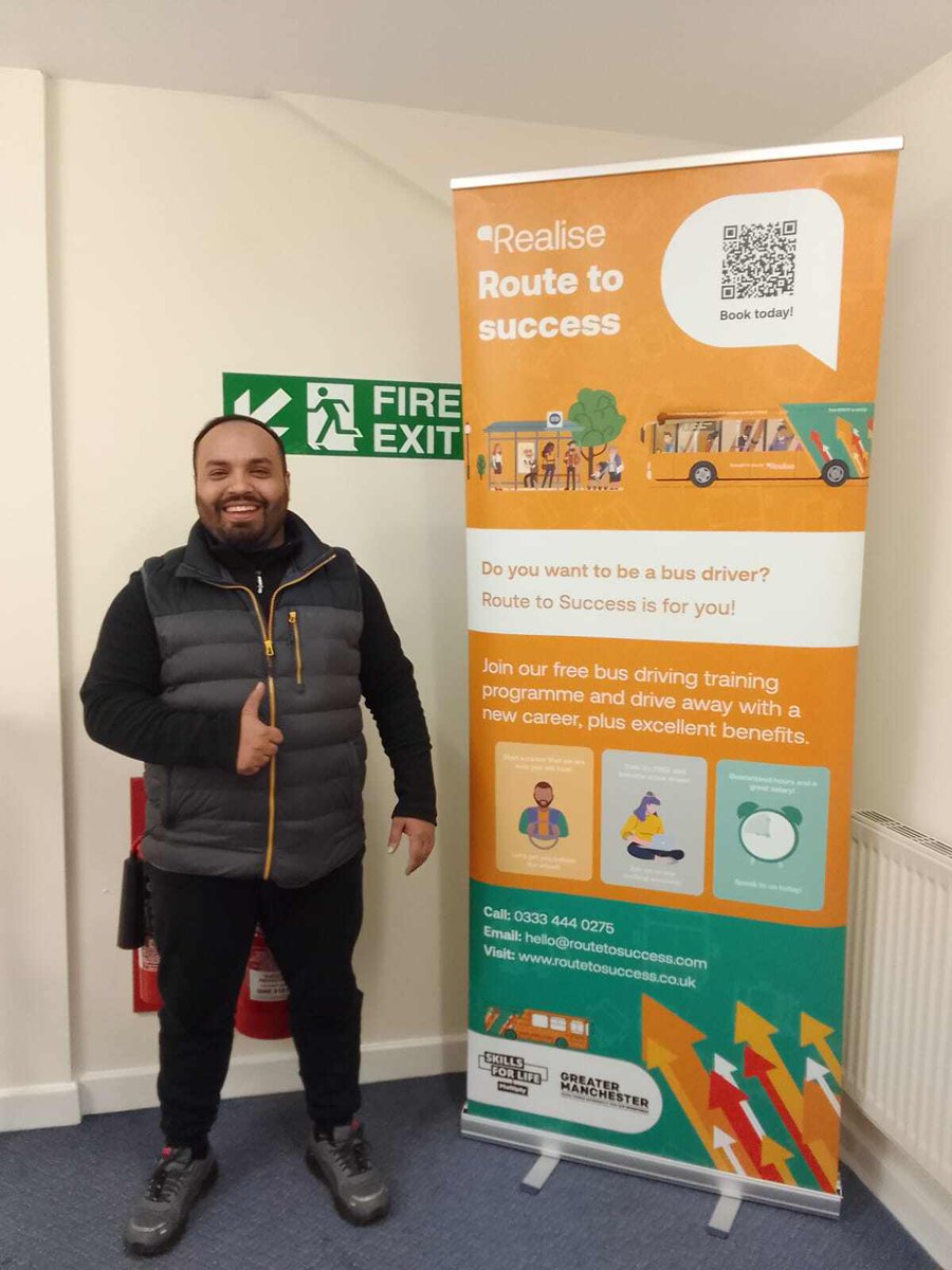 RealiseLE's tweet image. We couldn’t be prouder of six learners from our Route to Success programme who have successfully passed their bus driver training, they’ve aced their interviews and have been offered jobs straightaway! 🚍👏

go.realise.training/3P3PZ3M

#BusDriverTraining