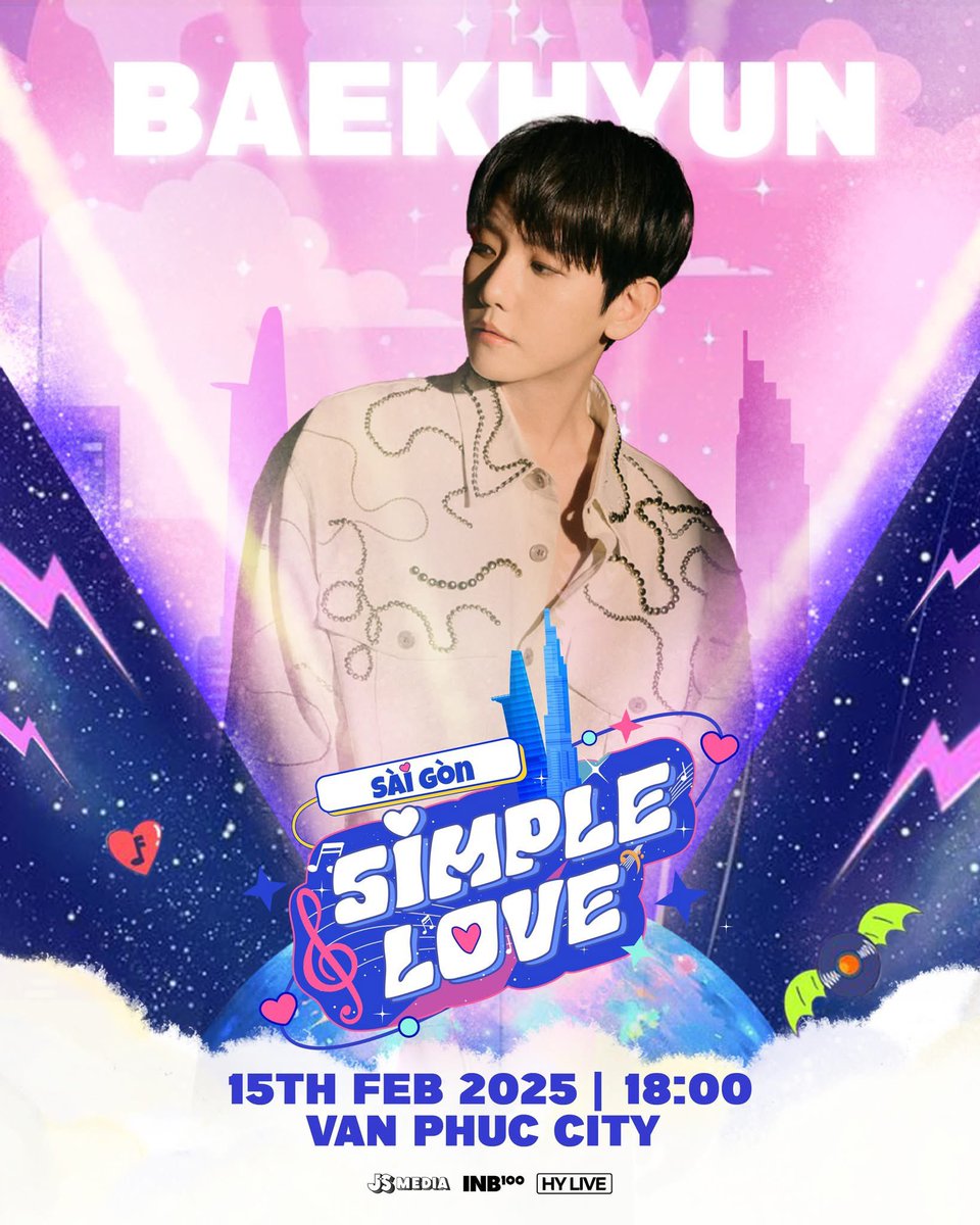 TicketShowVN's tweet photo. SAIGON SIMPLE LOVE 2025 - LINEUP

📅 Time: 18h00 ngày 15/2/2025
📍 Location: Van Phuc City - Ho Chi Minh City
🎫 Deadline: 20 Dec, 2024

Dm us now! 

#SAIGONSIMPLELOVE2025 #SAIGONSIMPLELOVE #DENDEYEU #BAEKHYUN #EXO #EXOL #BANGYEDAM https://t.co/LyEb4R4y2p