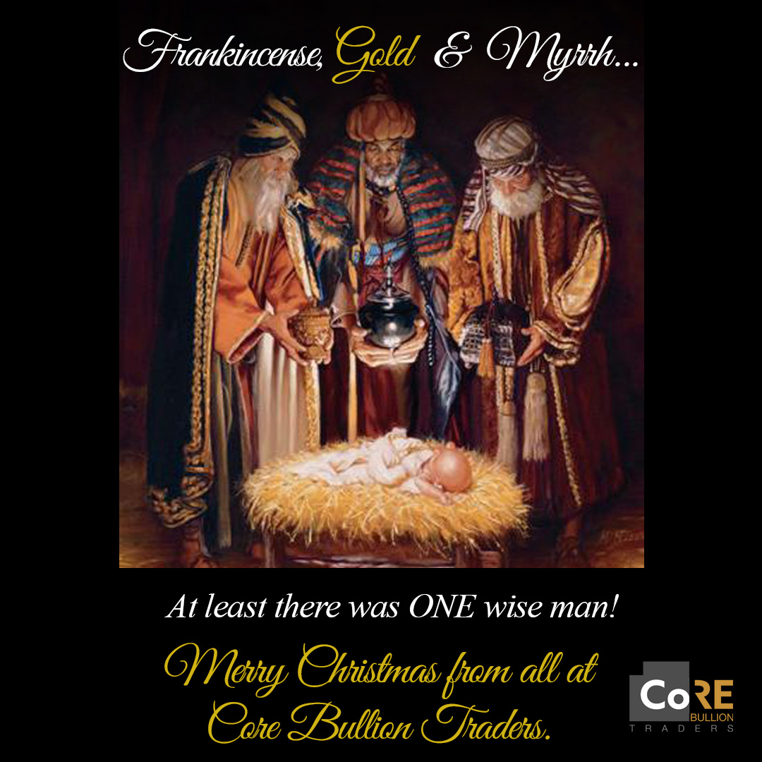 Merry Christmas from all the team at Core Bullion Traders.