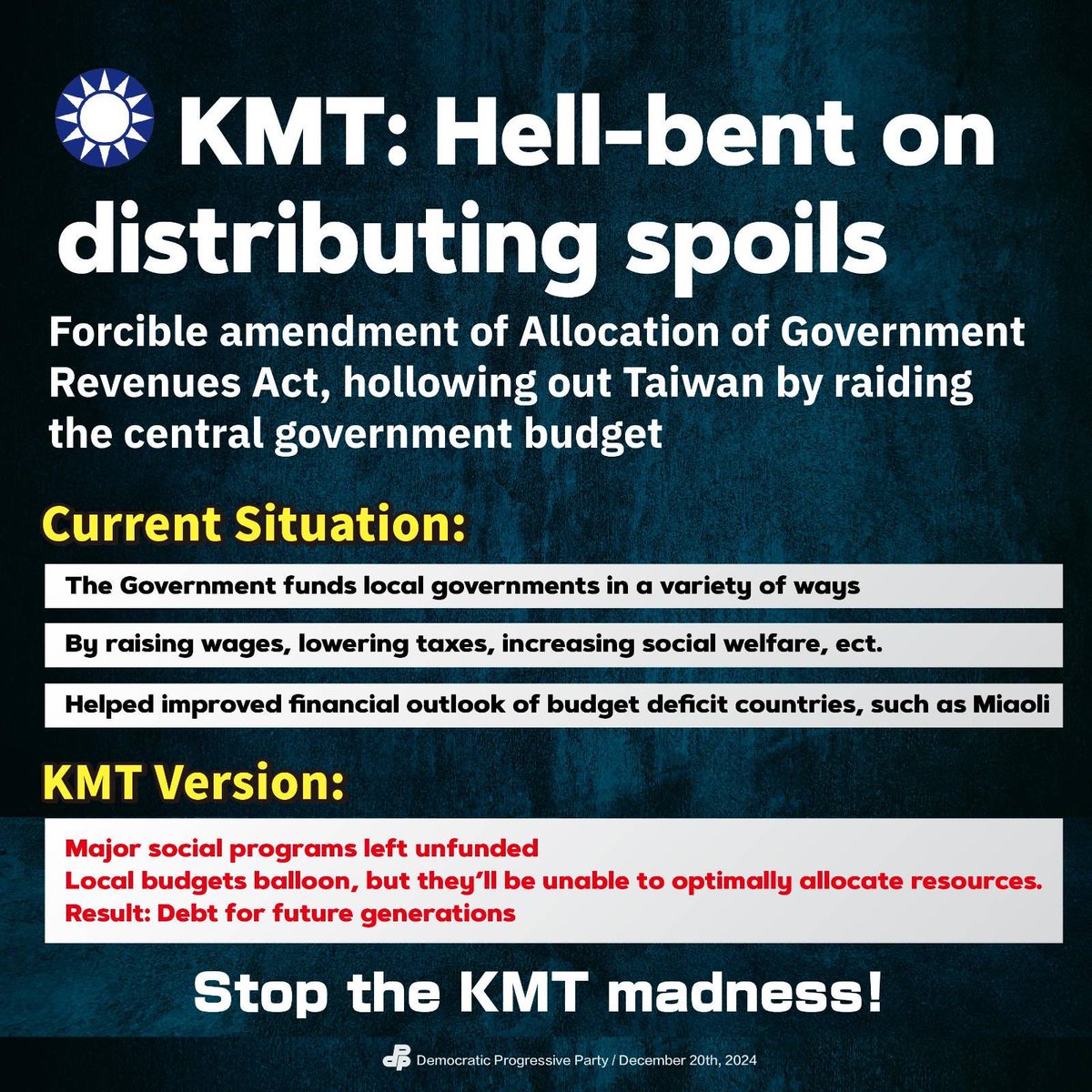 What the KMT won’t tell you about their 3 bills: