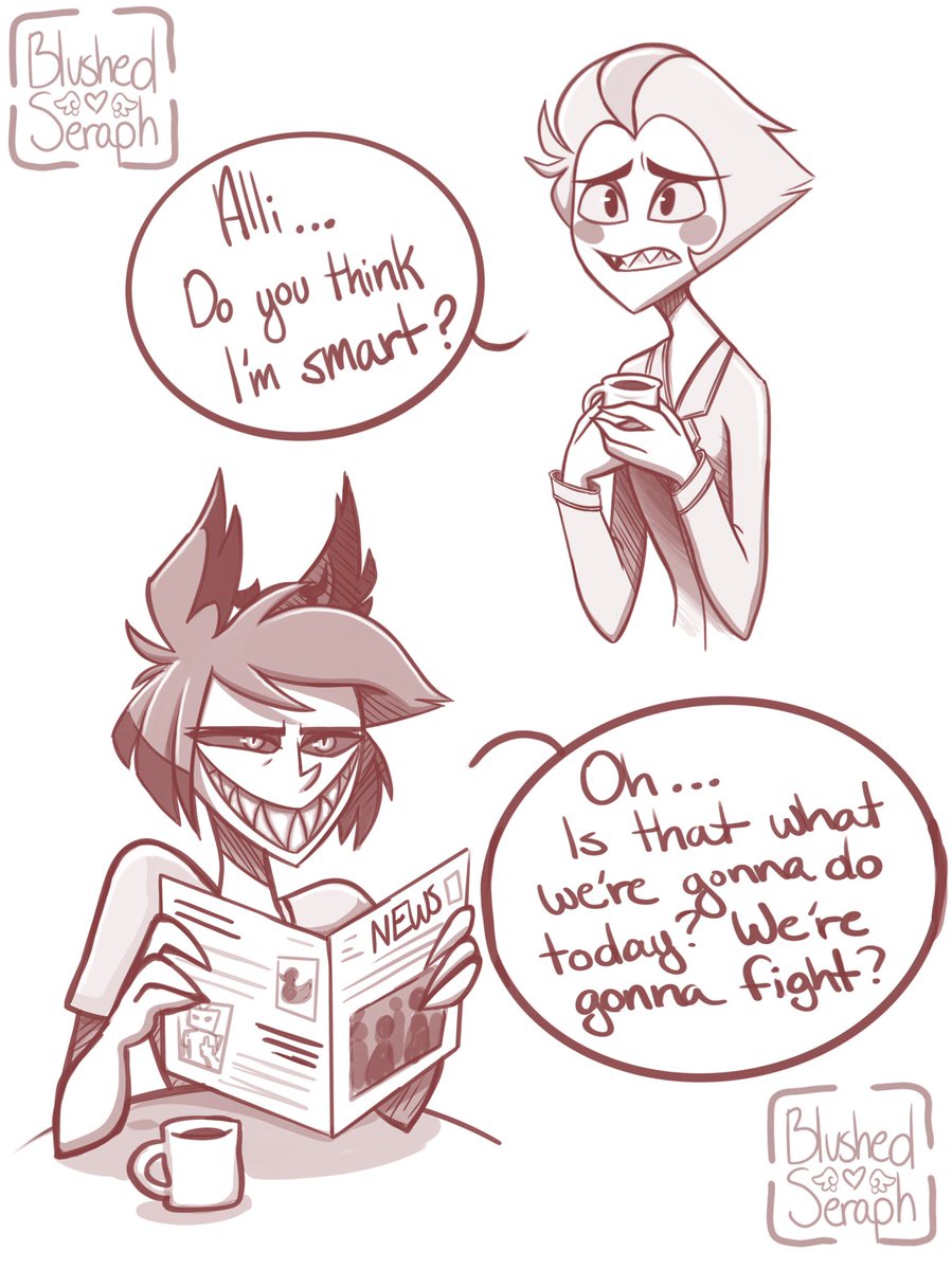 BlushedSeraph's tweet photo. #HazbinHotel #HazbinHotelLucifer #AlastorHazbinHotel #LuciferxAlastor #HazbinHotelFanart #That70’sShow https://t.co/aZiGLfoFmm