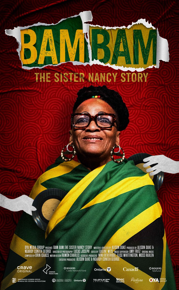 OYA Media Group (@oyamediagroup) on Twitter photo BIG TINGS A GWAAN!
The official poster for Bam Bam: The Sister Nancy Story is here!
Written & directed by Alison Duke <a href="/therealgoldelox/">Alison Duke</a>
We’re thrilled to announce the Toronto premiere of Bam Bam at TIFF!
Free tickets go live December 20th at 10AM:
tiff.net/events/bam-bam… BIG TINGS A GWAAN!
The official poster for Bam Bam: The Sister Nancy Story is here!
Written & directed by Alison Duke <a href="/therealgoldelox/">Alison Duke</a>
We’re thrilled to announce the Toronto premiere of Bam Bam at TIFF!
Free tickets go live December 20th at 10AM:
tiff.net/events/bam-bam…