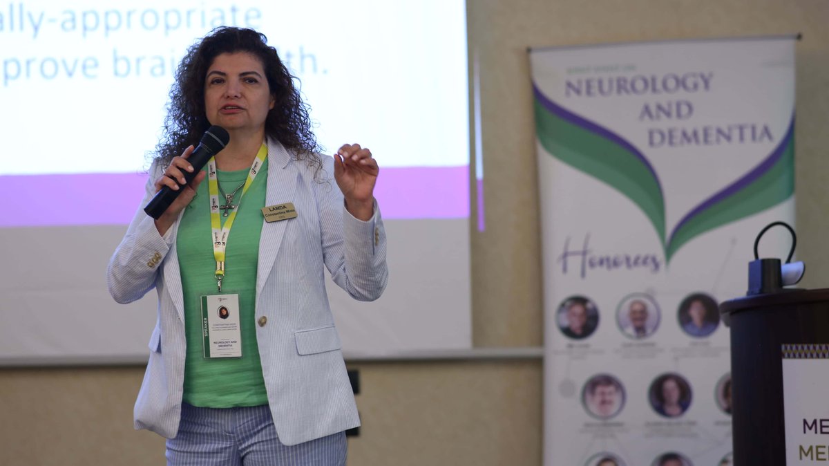 AlzheimerConf's tweet photo. We are honored to reflect on the contributions of #Constantina_Mizi, one of the remarkable speakers at our past events. Join us for the @AlzheimerConf hosted by  @magnus_group . 
🗓️ June 05-07, 2025 
📍 Rome, Italy 
📞 +1 (702) 988-2320 
🌐 https://t.co/1eJpUTtkDi #Dementia2025 https://t.co/dBfJhJHGOt