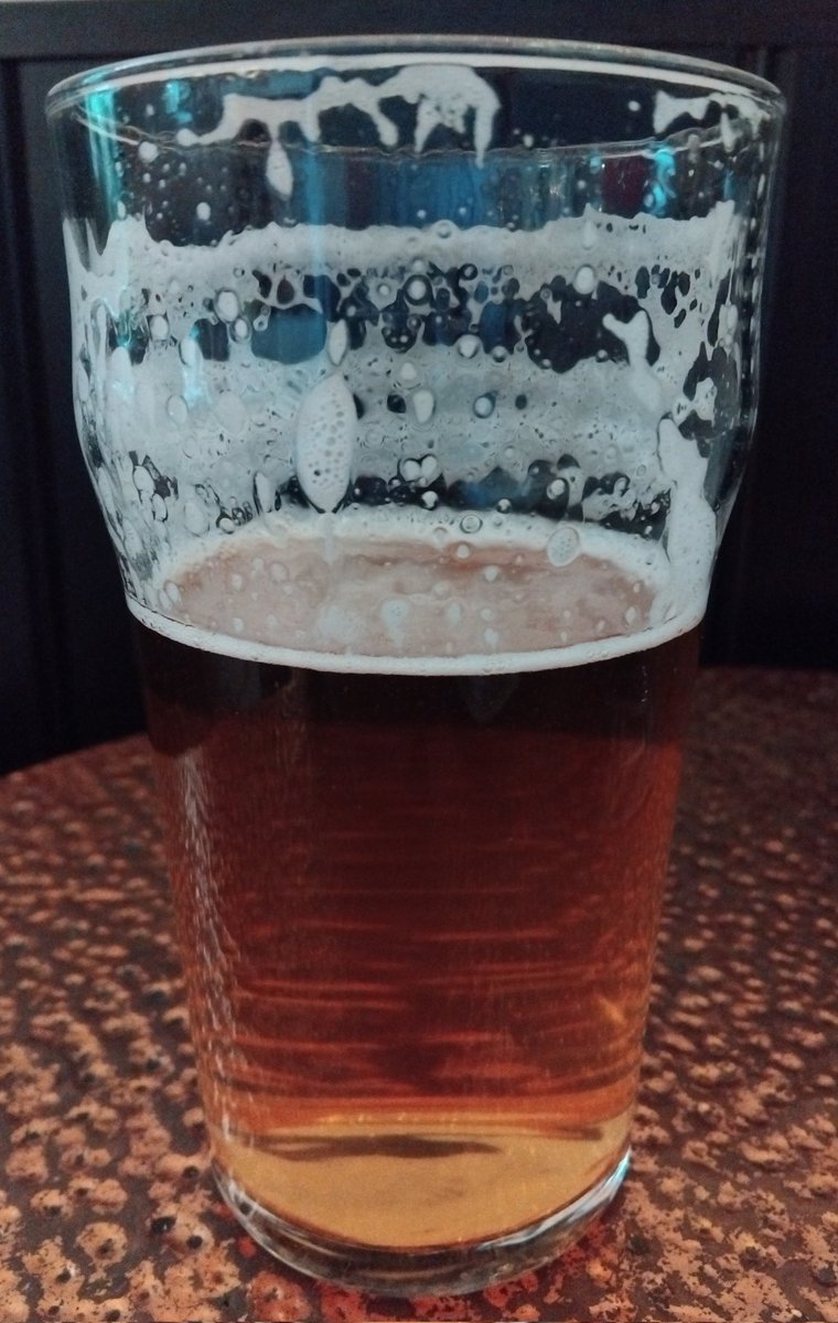 It's Christmas in the pub, the once a year wallowers are everywhere. Coffee, tea, hot chocolate, lager.
But they're not drinking this gem, and that delights me.
Stancill Mrs Claus 3,8% ~ a very tasty beer.
Support #Cask #pub 
#BeerIsBest 
Smithfield 
Meadow Road 
Derby
